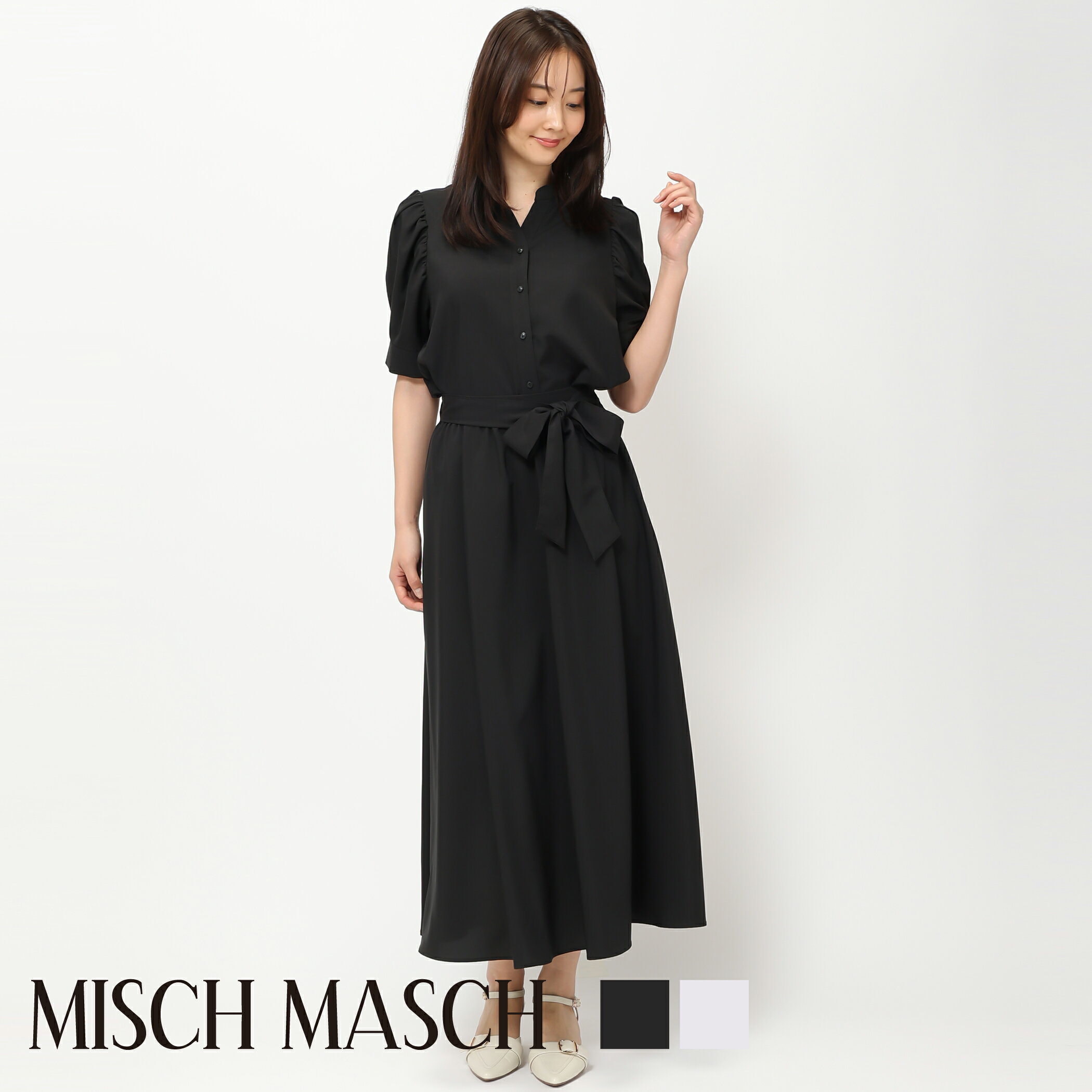 【MISCH MASCH】【ミッシュマッシュ】【公式】【フェミニン】ブラウススカートアンサンブル/mm427408