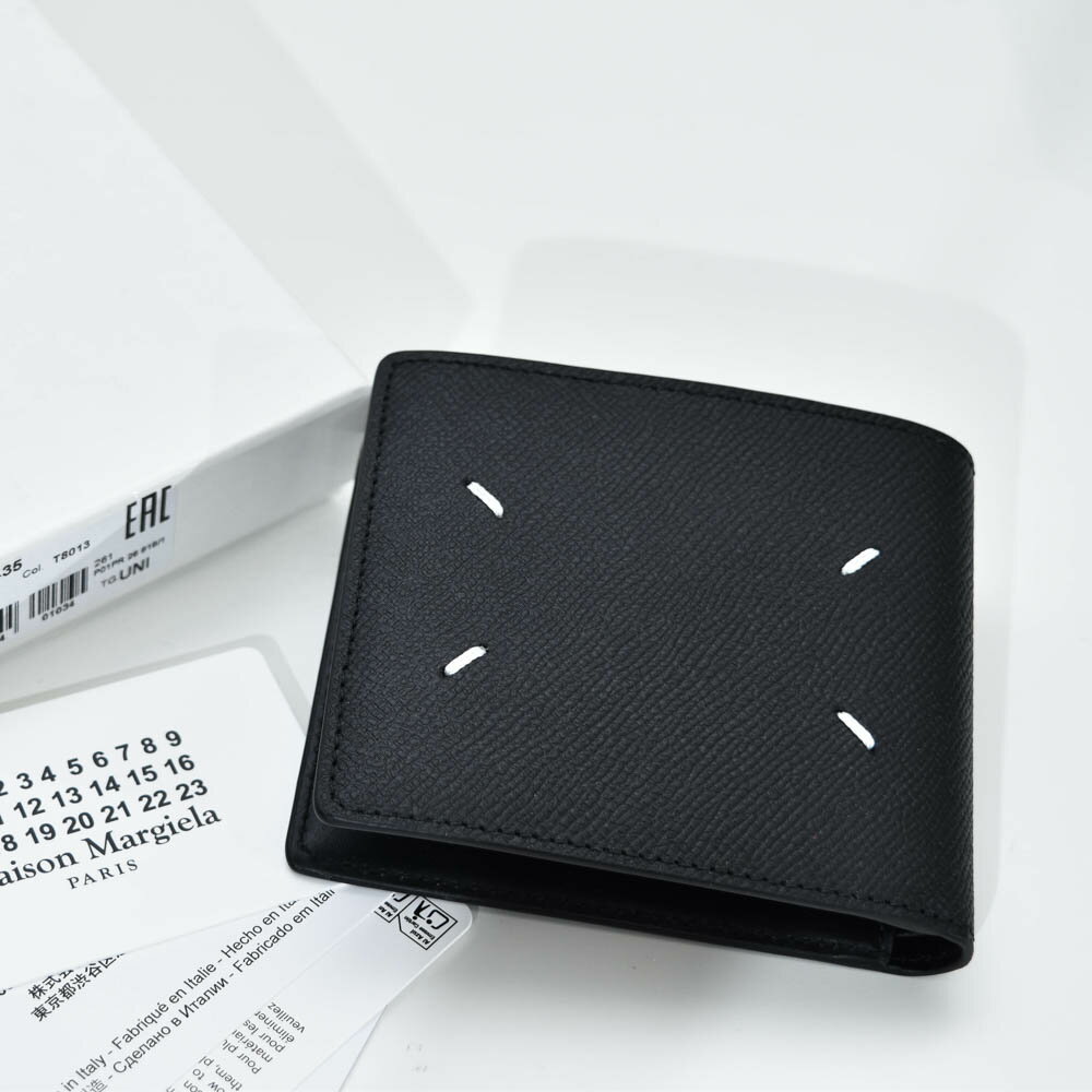 Rakuten - メゾンマルジェラ 財布 レディース メンズ 4ステッチ 二つ折り ウォレット MAISON MARGIELA S35UI0435 P4745