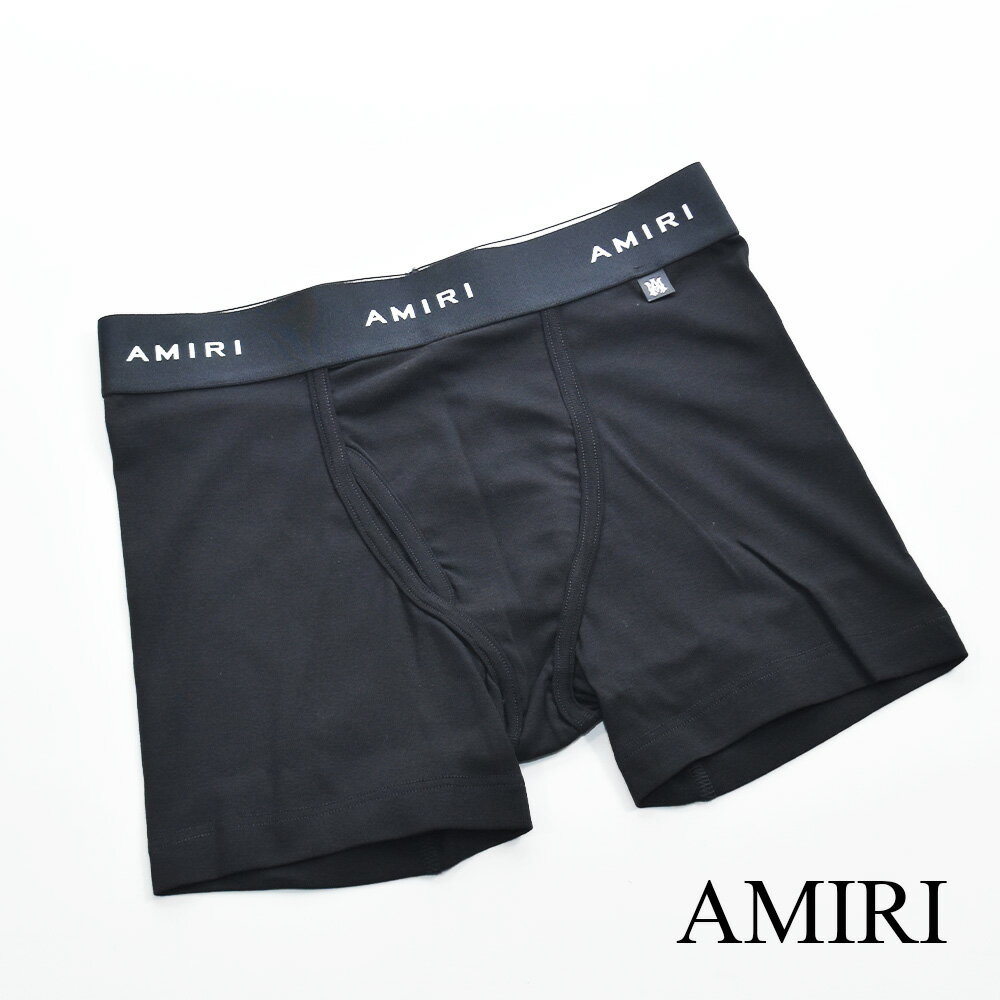 AMIRI アミリ アンダーウェア 下着 ロゴ ボクサーパンツ ブリーフ メンズ ブラック 黒 PS24MUN001
