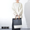 マルニ トートバッグ MUSEO SOFT ミュゼオ ソフト レザー フェルト メンズ レディース ユニセックス ショッピングバッグ MARNI SHMPV02Q00 P5070