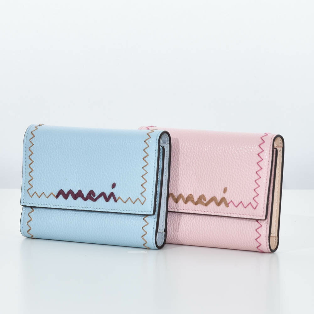 マルニ 財布 レディース 三つ折り財布 マルニメンディング 刺繍入り MARNI PFMO0116U1 P6533
