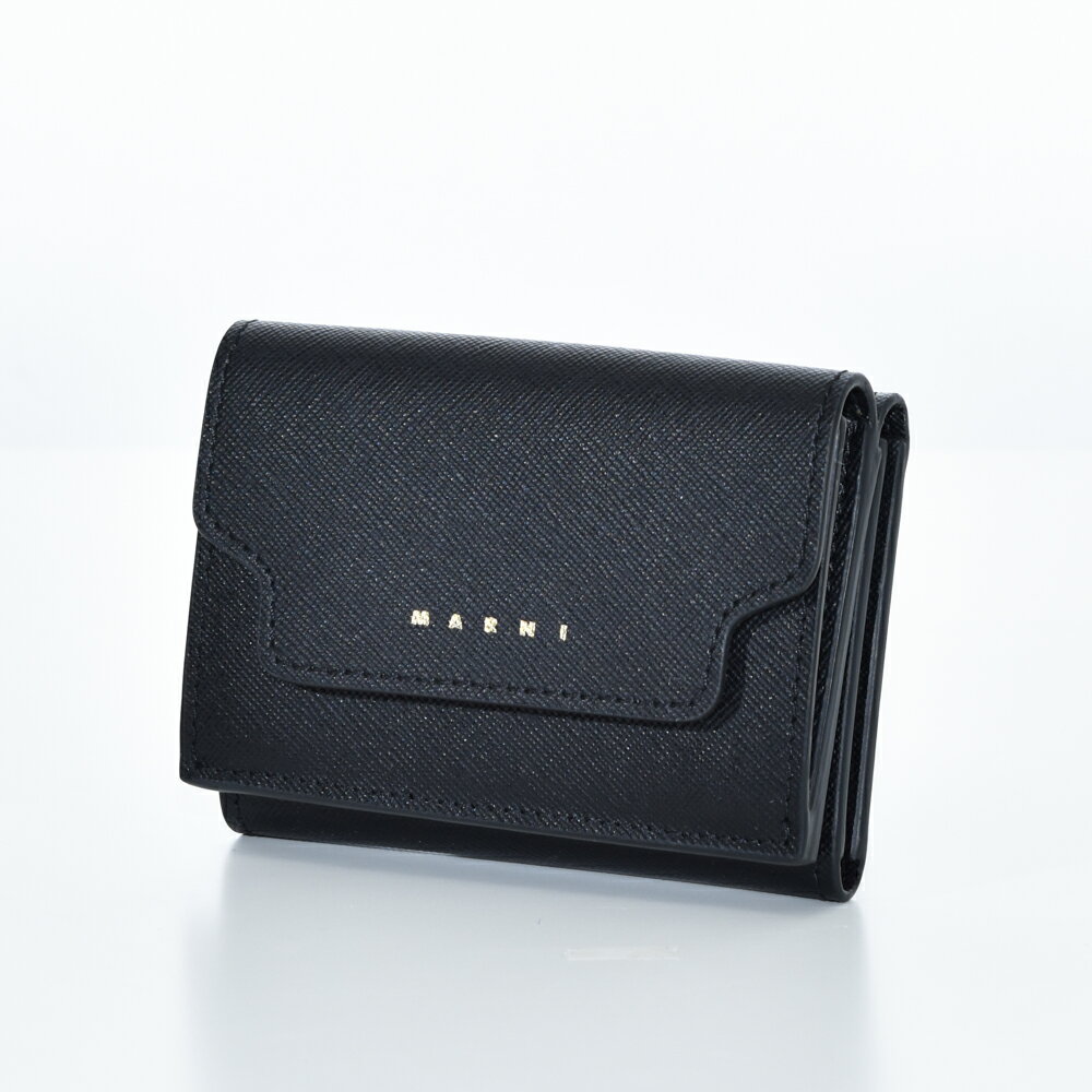 B, C, D, G, J, L, S, T, Z - マルニ 財布 レディース 三つ折り財布 マルニ スナップボタン サフィアーノレザー MARNI PFMO0124U0 LV520