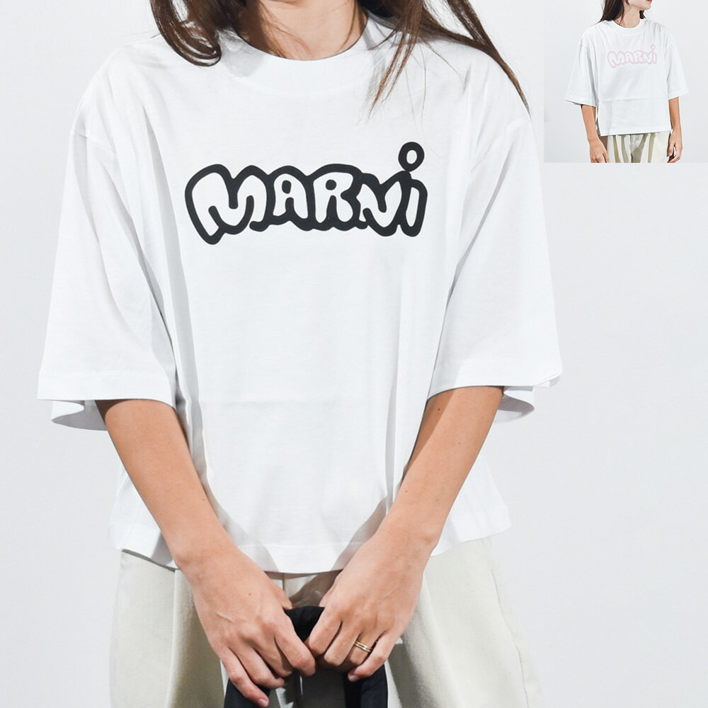 Rakuten - MARNI マルニ Tシャツ THJE0333P7 USCY60 ロゴT レディース