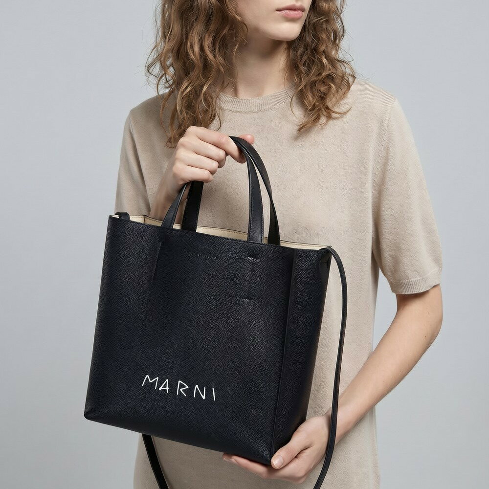 楽天市場】マルニ（カラーブラック）（トートバッグ｜レディースバッグ