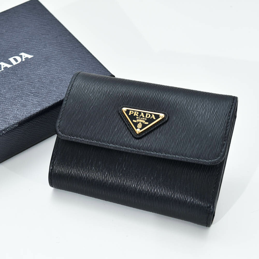 楽天市場】prada 三つ折り 財布 vitello moveの通販