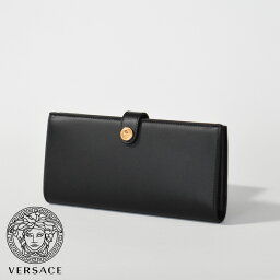 ヴェルサーチ 財布（レディース） ヴェルサーチ 財布 本革 メデューサ メンズ ブランド VERSACE 長財布 ハイブランド タテメデューサ長財布 フラップ ヴェルサーチ ヴェルサーチェ ベルサーチ 1002898