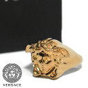 ヴェルサーチ 指輪 リング レディース メンズ VERSACE ゴールド 太め ブランド ごつめ かっこいい メデューサラ メドゥーサ ベルサーチ 1004065