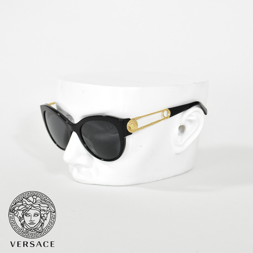 ヴェルサーチ ヴェルサーチ サングラス レディース メデューサ ゴールド ブラック VERSACE ブランド VE4389-OGB18755