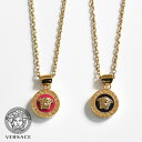 ヴェルサーチ ネックレス ブランド メンズ レディース レジン メデューサ ペンダント ゴールド ピンク ブラック VERSACE 1008781