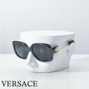 ヴェルサーチ ヴェルサーチ サングラス メデューサ ブラック ゴールド レディース ユニセックス VE4411 GB187 VERSACE