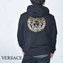 ヴェルサーチ パーカー バックメデューサ ロゴ メンズ ブランド VERSACE フード ベルサーチ フーディ 1011853