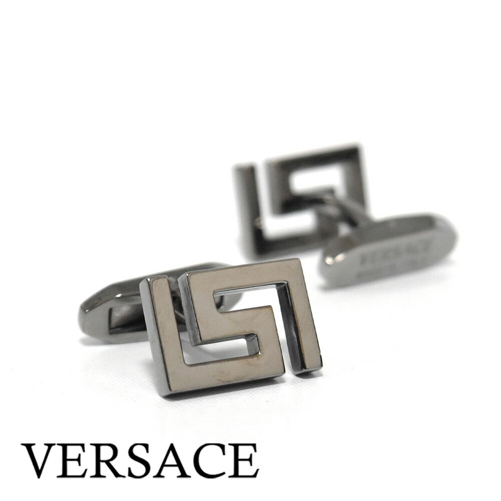 【訳アリ】ヴェルサーチ カフス グレカ メンズ シルバー ブランド VERSACE DG74692S