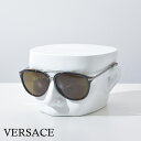 ヴェルサーチ サングラス べっ甲 ブラウン 茶 シルバー VE4299-10873 VERSACE