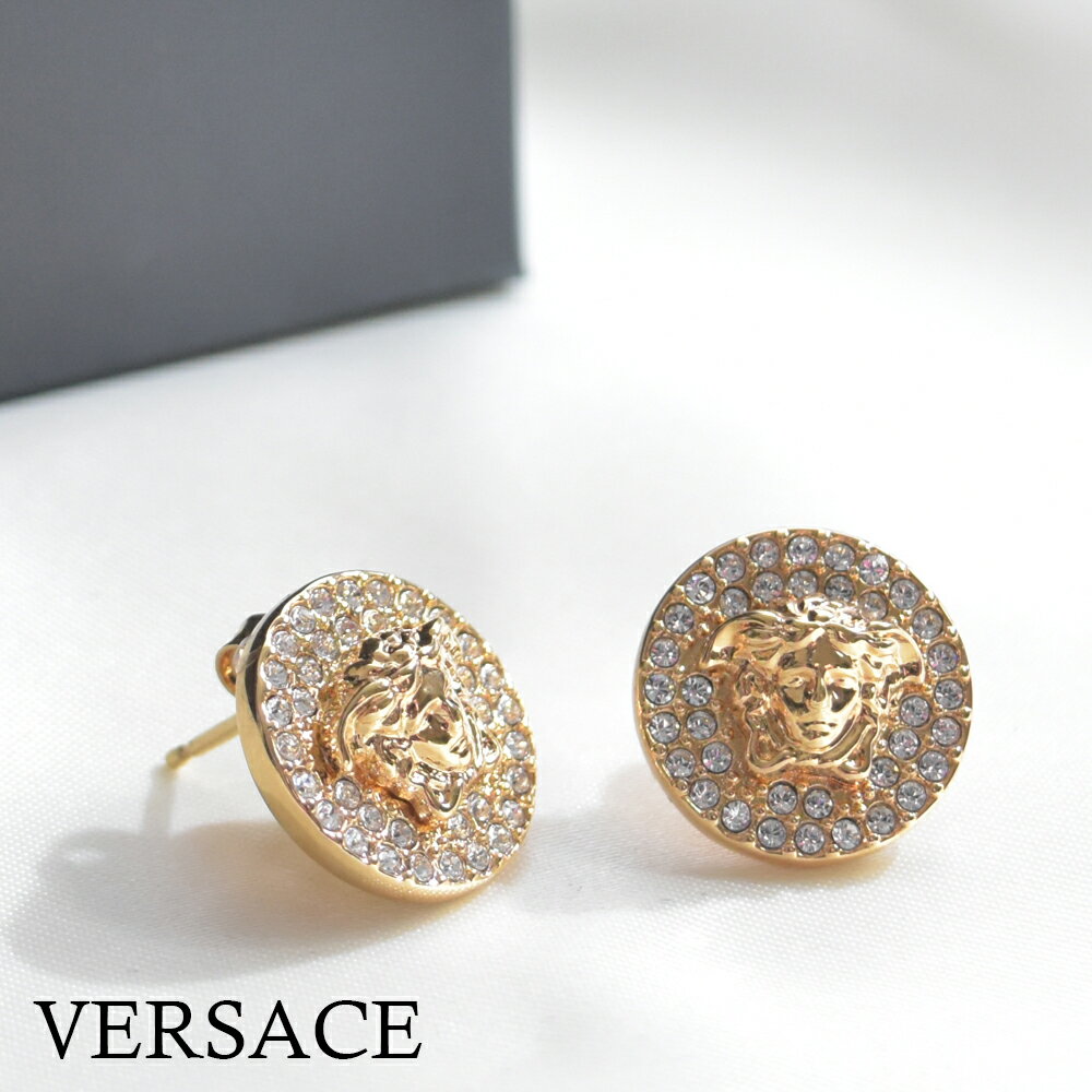 VERSACE ヴェルサーチ ピアス ゴールド メデューサ レジン