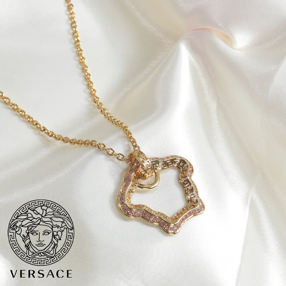 ヴェルサーチ ヴェルサーチ ネックレス レディース ゴールド ピンク メデューサ ブランド 金属アレルギー 可愛い VERSACE 1004057