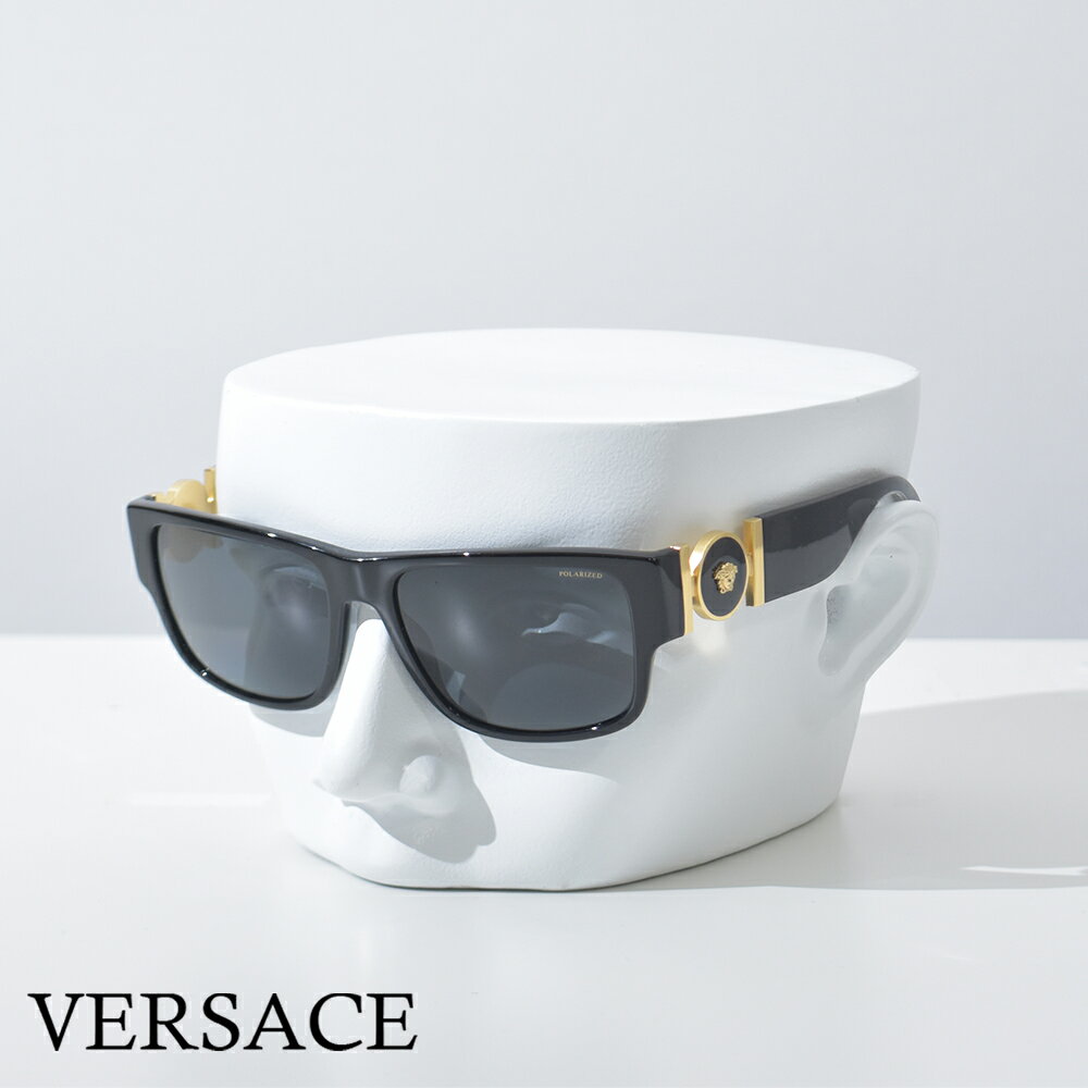 ヴェルサーチ ヴェルサーチ サングラス VERSACE メンズ ブランド ブラック 黒 グレーレンズ かっこいい VE4369-OGB18158