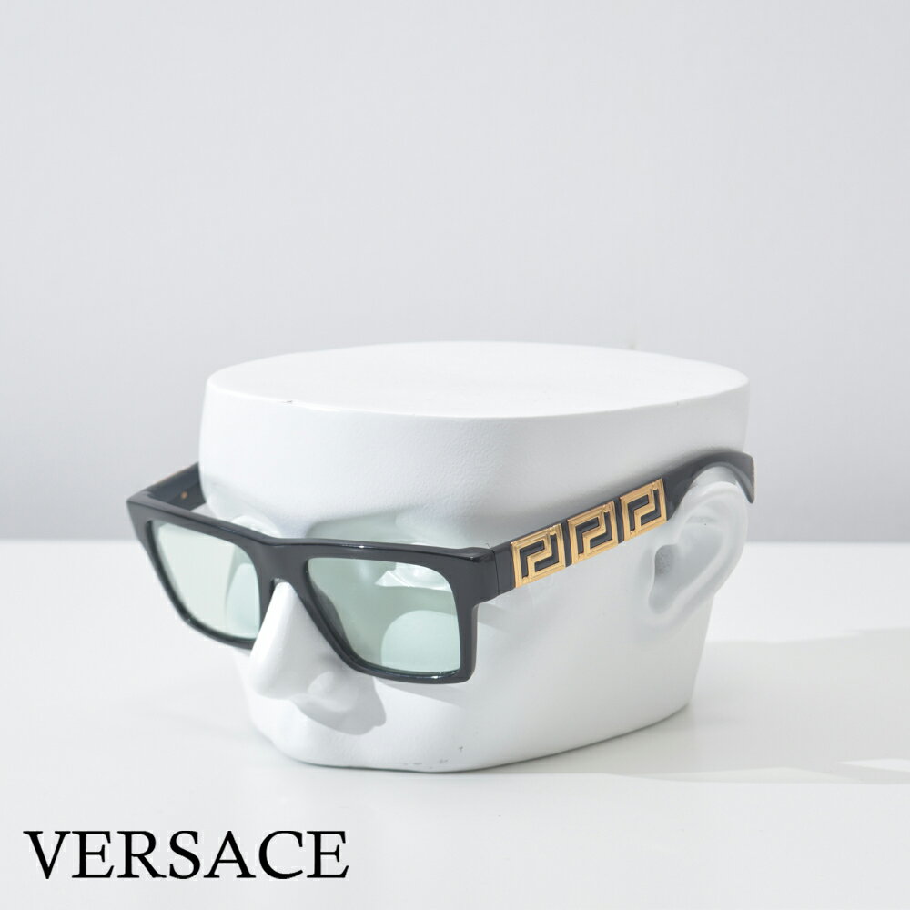 ヴェルサーチ ヴェルサーチ サングラス VERSACE メンズ ブランド ブラック 黒 ゴールド VE4445-OGB1M154