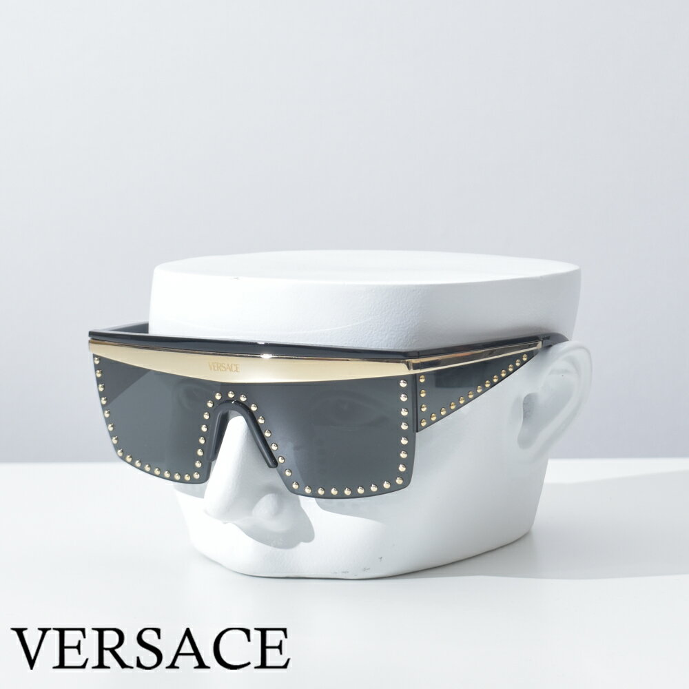 ヴェルサーチ ヴェルサーチ サングラス メンズ ブラック ゴールド ブランド VERSACE ベルサーチ ハイブランド 黒 かっこいい VE2254-O14928744