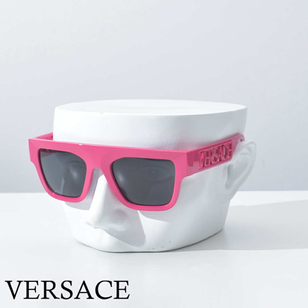 ヴェルサーチ ヴェルサーチ サングラス メンズ ユニセックス ピンク ロゴ ブランド VERSACE ベルサーチ ハイブランド かっこいい VE4430-O53678753