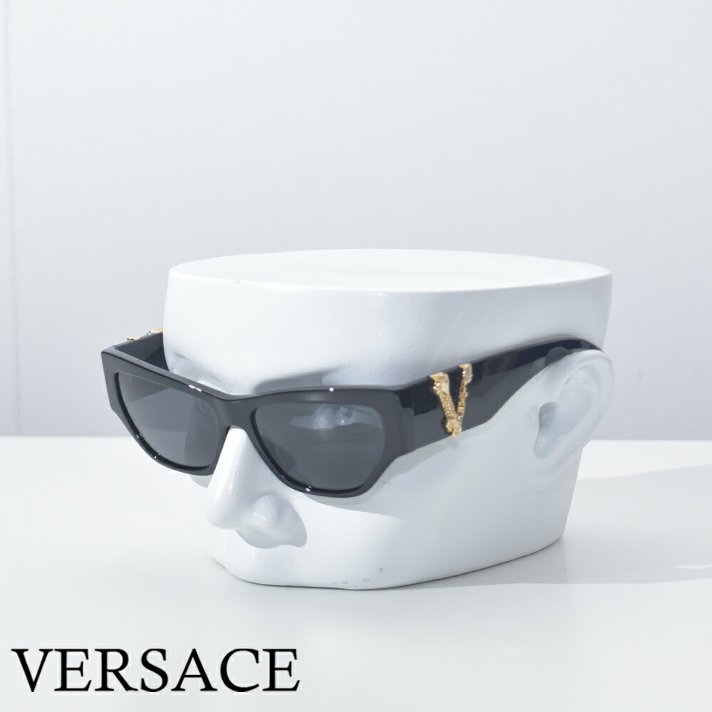 ヴェルサーチ ヴェルサーチ サングラス レディース ヴィルトゥス VIRTUS ゴールド ブラック VERSACE ブランド VE4383-OGB18756