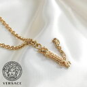 ヴェルサーチ ネックレス メンズ レディース ゴールド ブランド 金属アレルギー VERSACE ヴィルトゥス VIRTUS 1008774