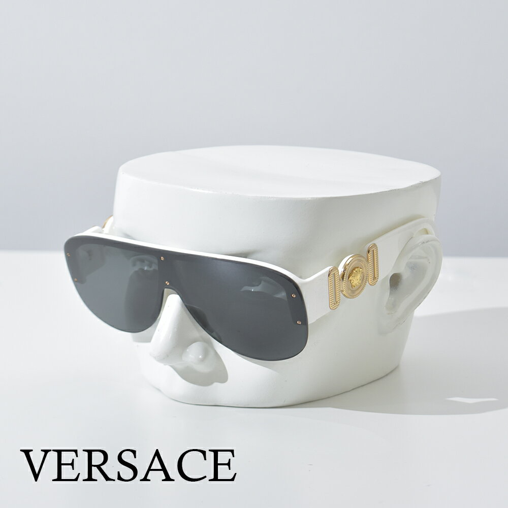 ヴェルサーチ サングラス メデューサ ホワイト ゴールド メンズ VE4391 401/87 VERSACE ブランド ハイブランド 白 ベルサーチ