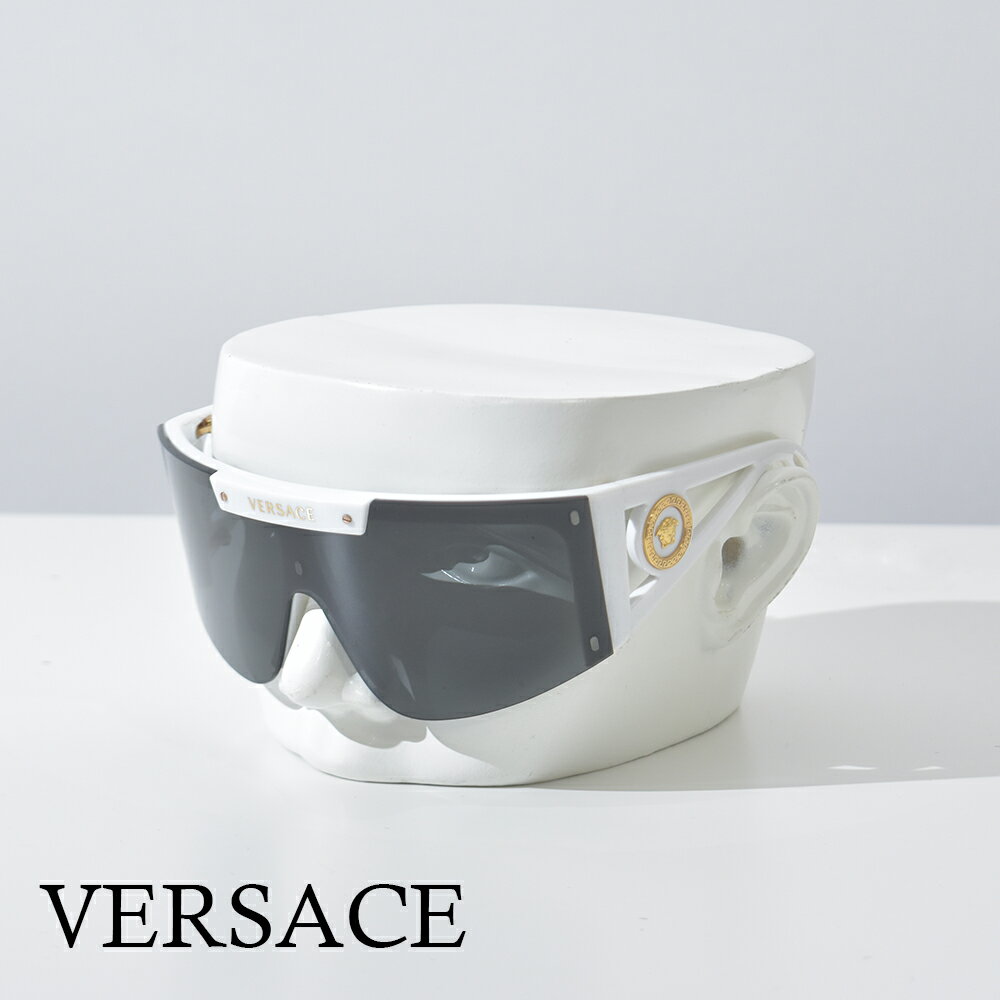 ヴェルサーチ ヴェルサーチ サングラス メデューサ ロゴ ホワイト ゴールド レディース VE4393 401/87 VERSACE ブランド ハイブランド 白 ベルサーチ