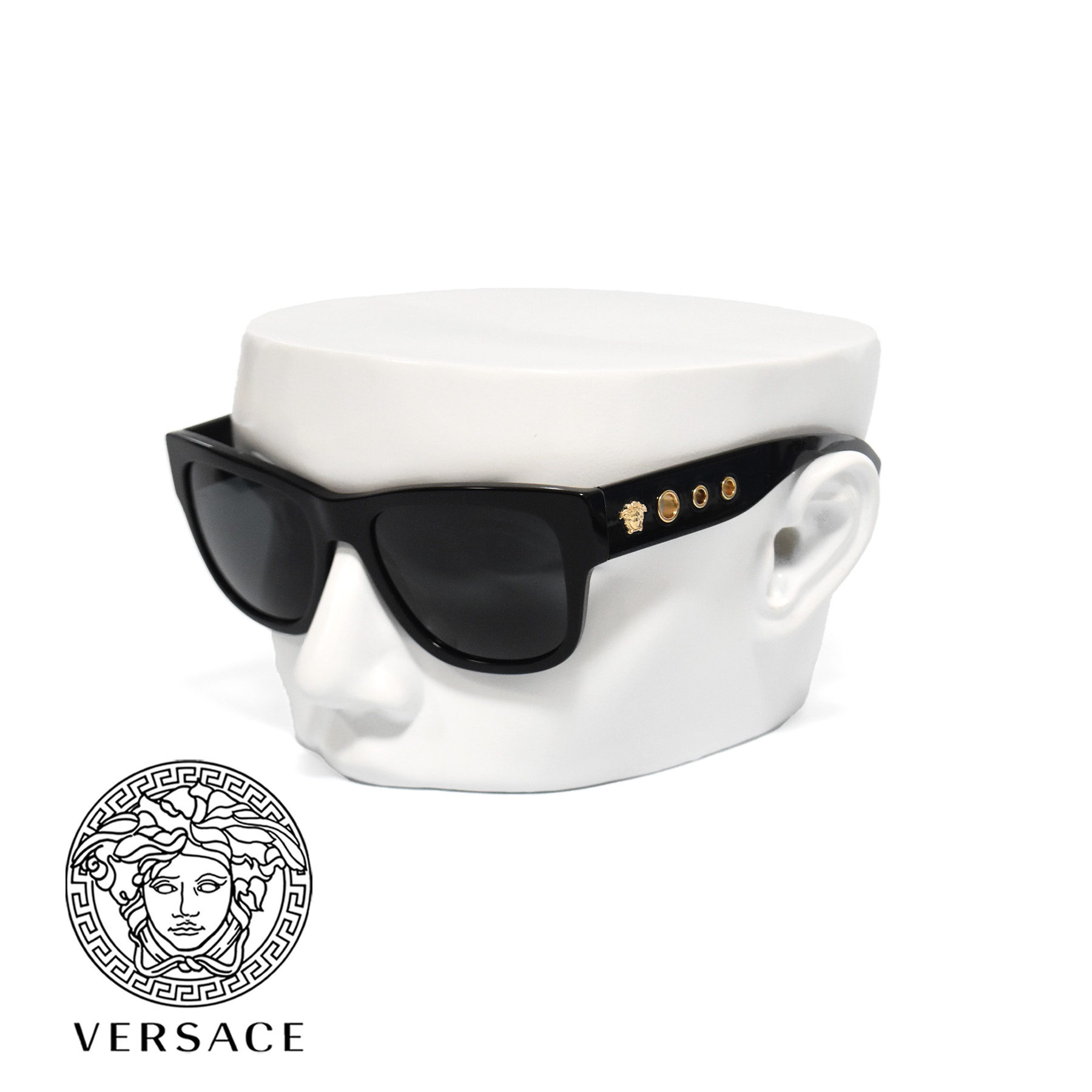 ヴェルサーチ サングラス メンズ VE4319 GB187 ブラック VERSACE