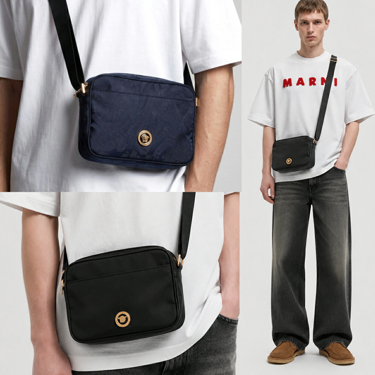 Rakuten - ヴェルサーチ バッグ メンズ ショルダーバッグ バロック VERSACE 1023363