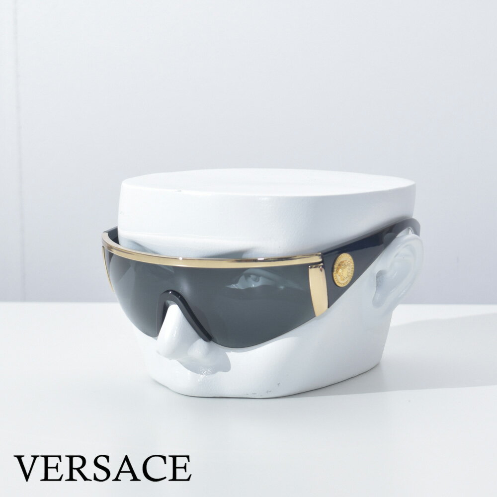 ヴェルサーチ ヴェルサーチ サングラス メデューサ メンズ ブラック ゴールド VERSACE ブランド グレーレンズ かっこいい VE2197-O100087