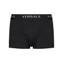 versace ヴェルサーチ パンツ 下着 メンズ ロゴ VERSACE オシャレ かっこいい アンダーウェア ボクサーパンツ 男性用 ベルサーチ AUU4020S