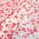 【10cm単位の販売】【ドビー生地】さくら《3色》【サザンクロス 和柄 桜 花柄 浴衣 甚平 ステテコ 御朱印帳 ハンドメイド 生地 布 手芸】