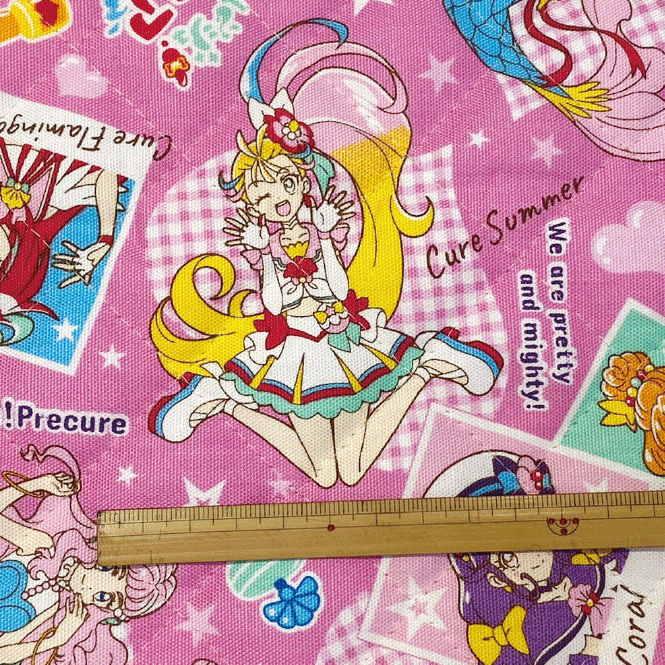 【キルティング生地】トロピカル〜ジュ！プリキュア【ピンク プリキュア アニメ キャラクター コットン 日本製 入園 通園 入学 通学 キャラクター 女の子 かわいい】