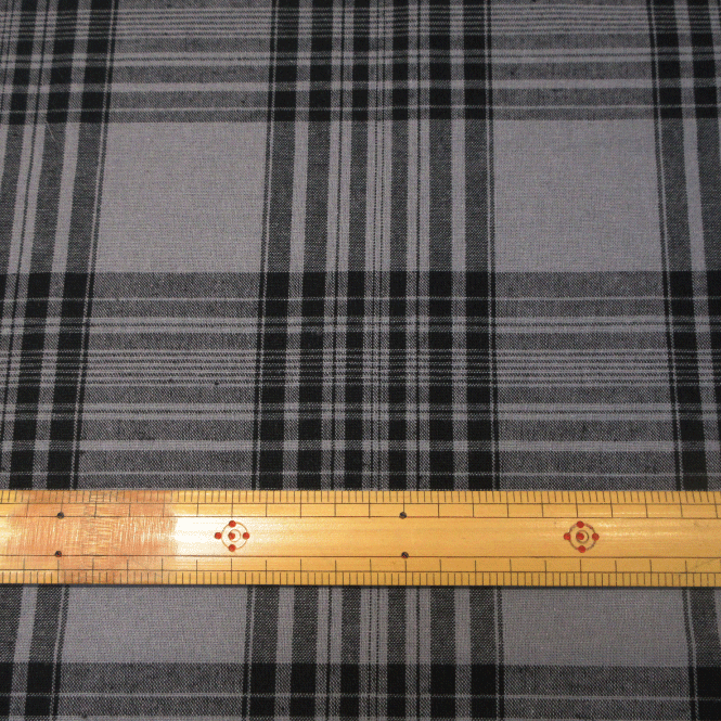 【10cm単位の販売】【コットンリネン先染め生地】チェック柄【先染め チェック シンプル 大人 夏 衣料 ワンピース パンツ 寝具 インテリア ハンドメイド 手づくり】