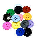 【1個単位での販売】シンプルボタン【11mm/13mm/15mm/18mm/20mm】【ボタン 釦 衣装 コスプレ 洋服 手芸 手づくり ハンドメイド】
