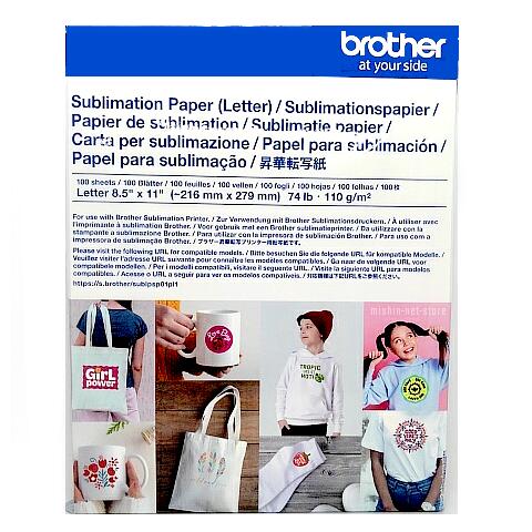 【メーカー純正品】ブラザー　昇華転写プリンターSP-1専用昇華転写紙 【100枚入り】sp01PL