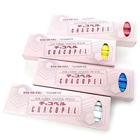 【日本製】ペンシルチャコ箱1ケース【1色12本入り】『チャコペル』(ブラシキャップ付き)チャコペン白色..
