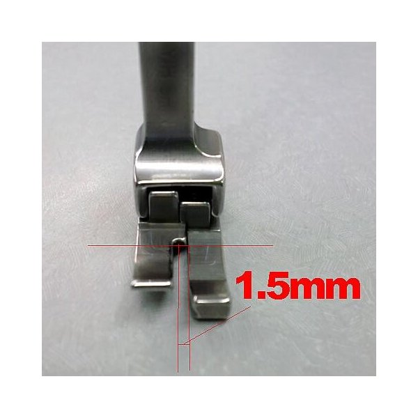 汎用品ジャノメ高速直線ミシンHS-80/HS-70対応品『右段付き押え1.5mm』段押え段押...