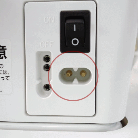 【メーカー純正品】ジャノメ 家庭用ミシン専用電源コード（電源ACコード)【補給部品】【749-053-103】【RCP】【あす楽対応】JANOME蛇の目