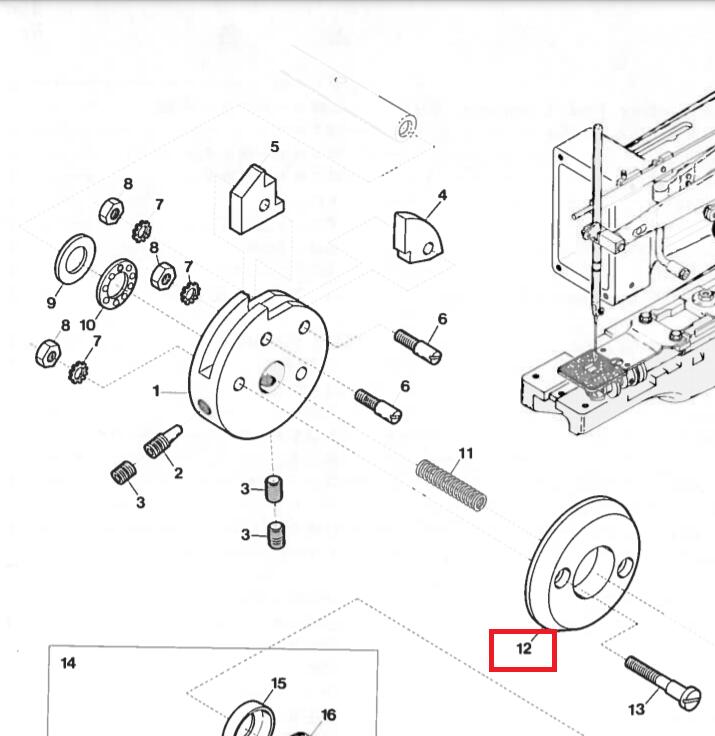 ヤマトCB201型用クラッチ板　パーツ番号：Y85214
