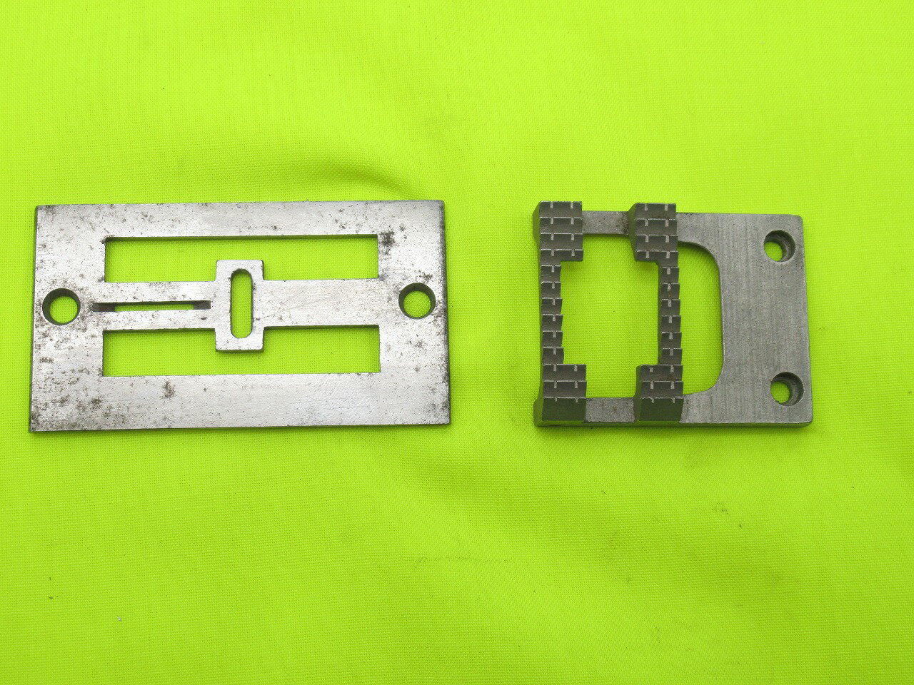 工業用　千鳥ミシン用　送り歯+針板