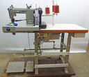 【中古】 JUKI ジューキ 2本針4本糸、2重環縫い腕型ミシン 針幅6.4mm MS-191 クラッチモーター200v 2P 250w 先引きプーラー装置付き