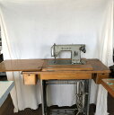 【中古】 PINE P-6型式 1本針本縫い足踏み式ミシン