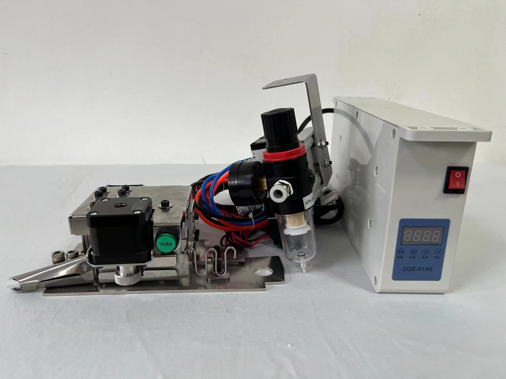 SSM-MEIDONG-0195 ダイレクトmotorミシン用エアー式テープ送り装置（ヒートカットメス付き）。ダイレク..