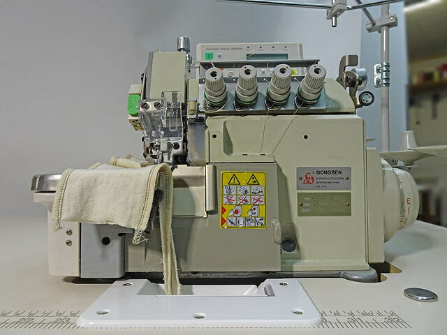 【新古品】SSM−EXT−5214型 2本針4本糸上下差動送りミシン 糸切り装置付き ダイレクトモーター200V