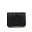 【再入荷！】グッチ GUCCI ブロンディ BLONDIE レザー 小銭入れ付き 二つ折り 折財布 ミニ財布 ウォレット ブラック [レディース] 760317 AACP7 1000