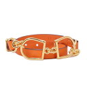 エルメス HERMES エトリエ ドゥブルトゥール レザー ブレスレット オレンジ  H072943CC 93 