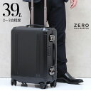 ゼロハリバートン スーツケース・キャリーケース レディース 【再入荷！】ゼロハリバートン ZERO HALLIBURTON Continental Carry-On Case キャリーケース 4輪 スーツケース 39L(2～3泊向け) Sサイズ ブラック [メンズ] 94223 01 BLACK