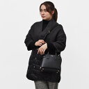 バーバリー BURBERRY 型押しレザー 2WAY ハンドバッグ ショルダー ブラック [レディース] 8068556 BLACK