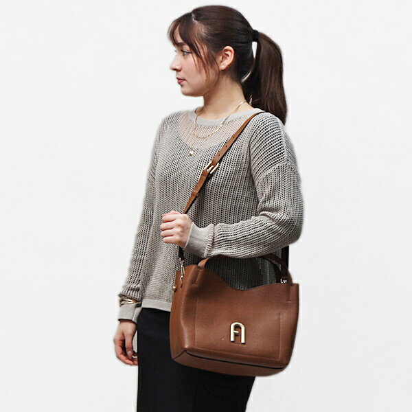 フルラ 革ショルダーバッグ レディース フルラ FURLA プリムラ PRIMULA S HOBO レザー ホーボー 2WAY ショルダーバッグ ハンドバッグ ビジネスバッグ 通勤 仕事 無地 ブラウン系 [レディース] WB00507 HSF000 9035_03B00